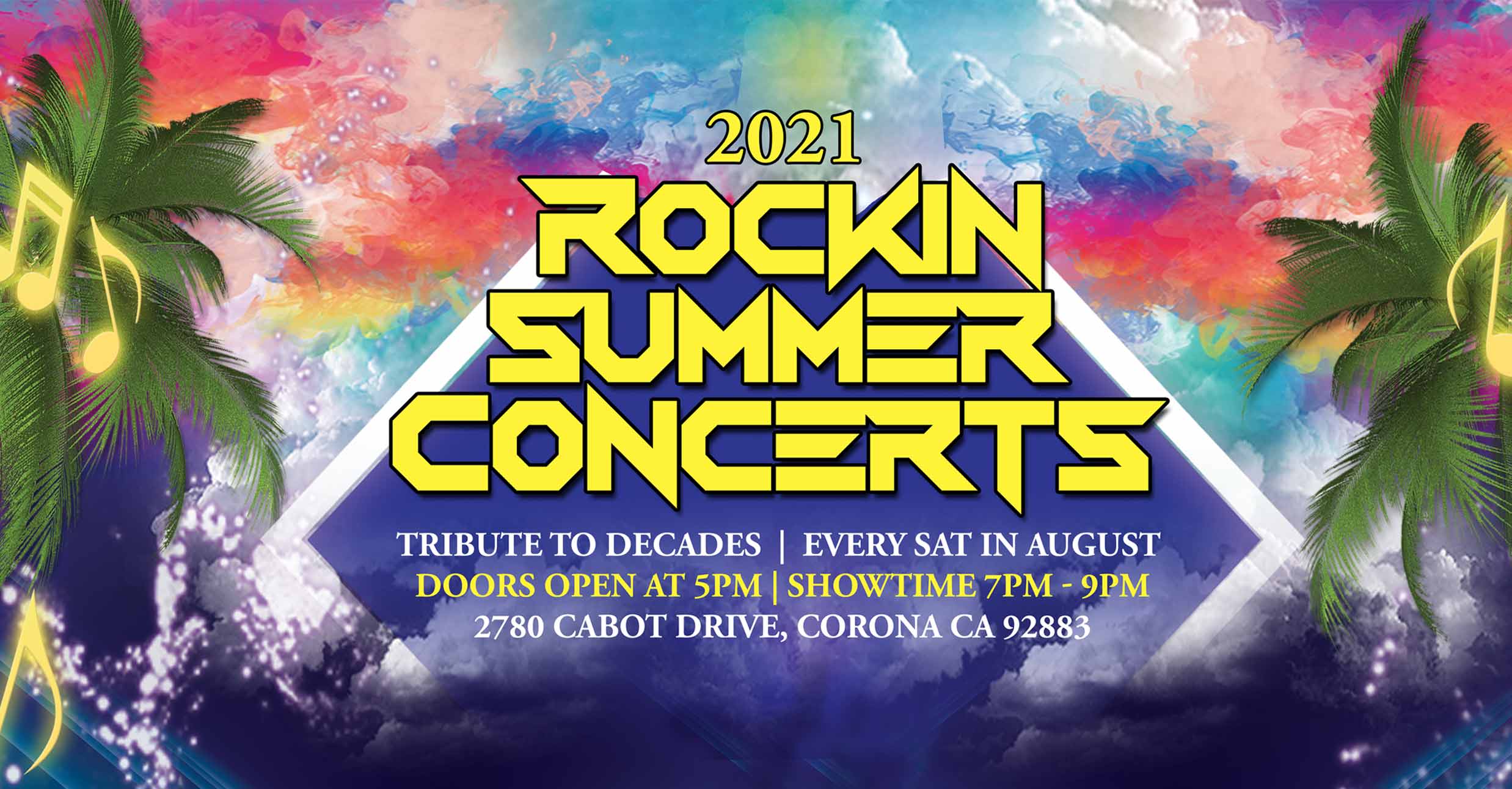 2021 Rockin Summer Concerts – Save The Dates!