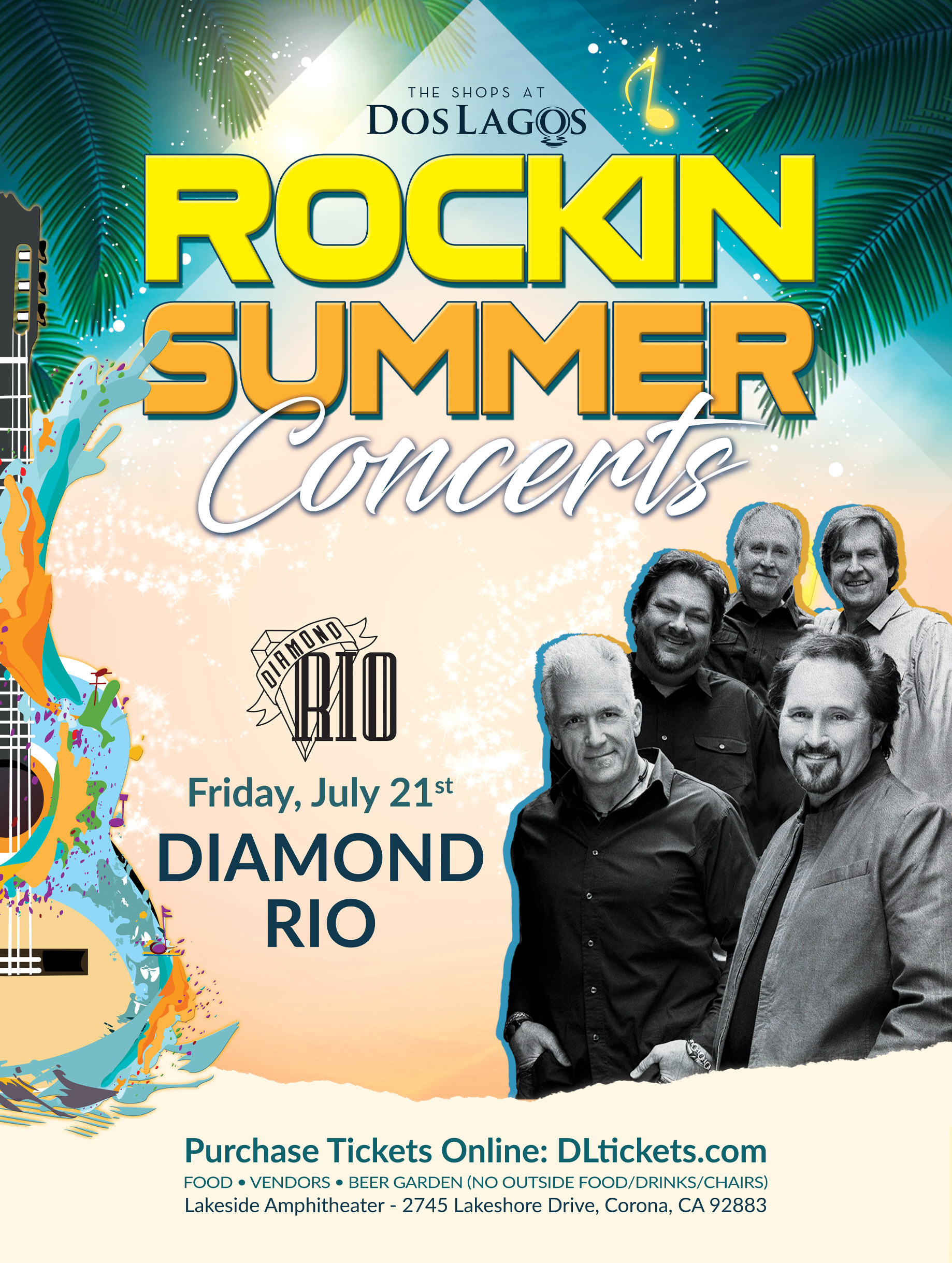 Diamond Rio “Rockin Summer Concerts” The Shops at Dos Lagos