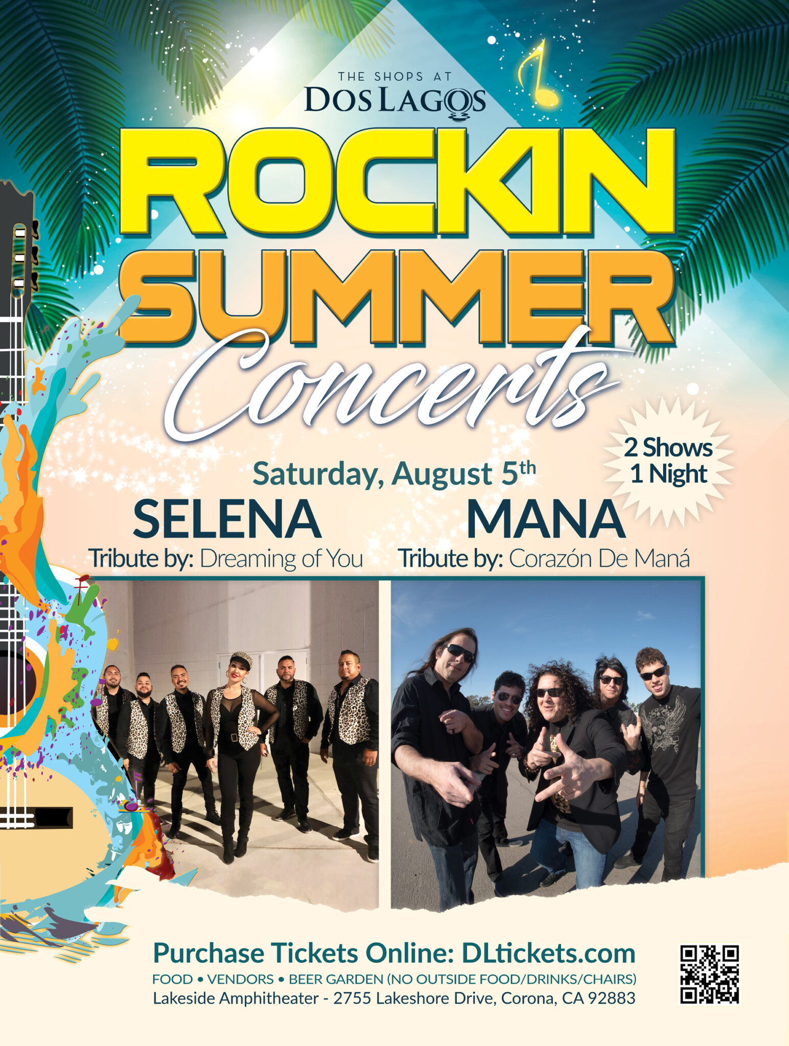 Selena Tribute & Mana Tribute “Rockin Summer Concerts” The Shops at